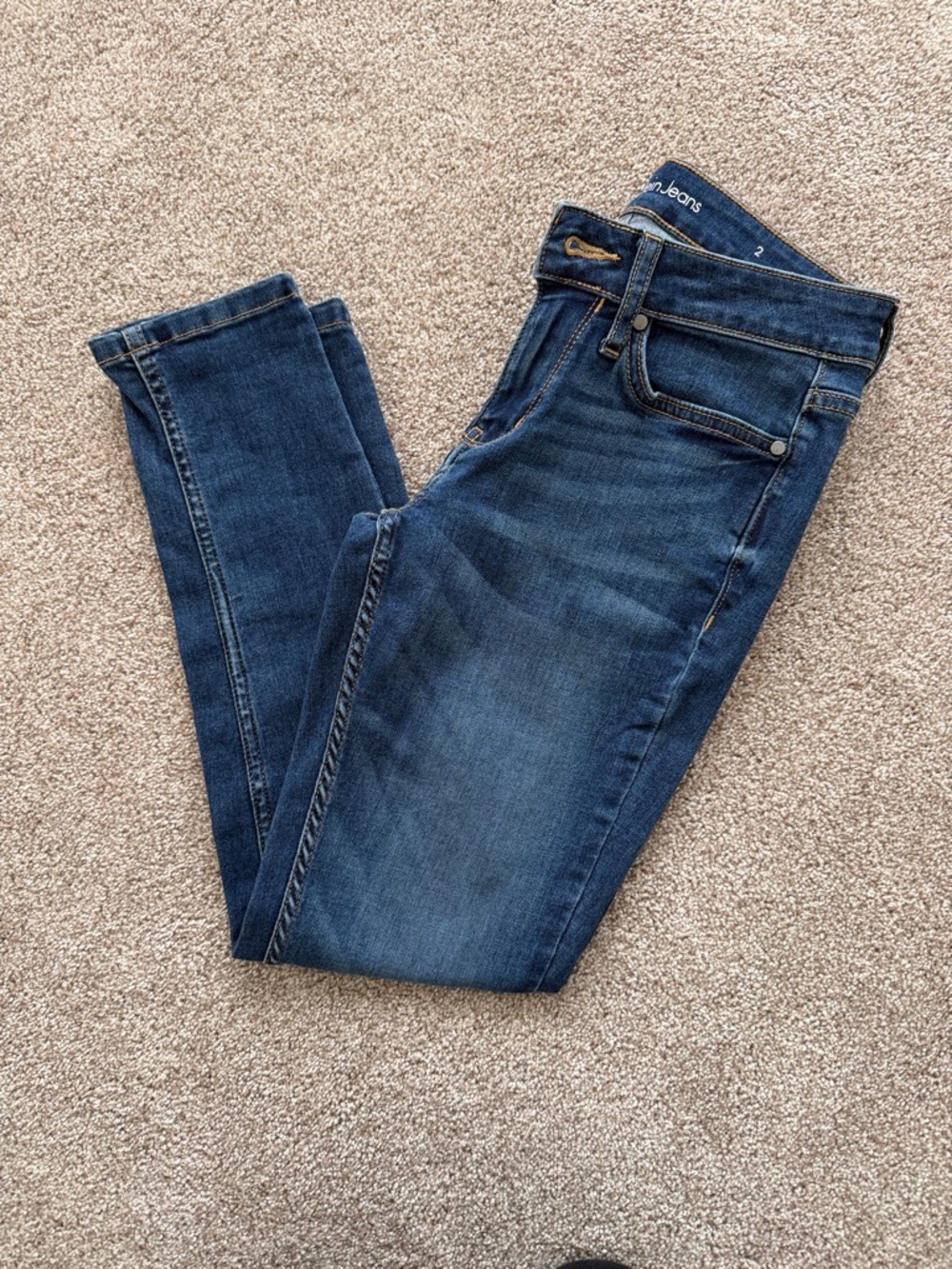 Calvin Klein Jeans Women’s Deep Blue Capri/Crop Jeans